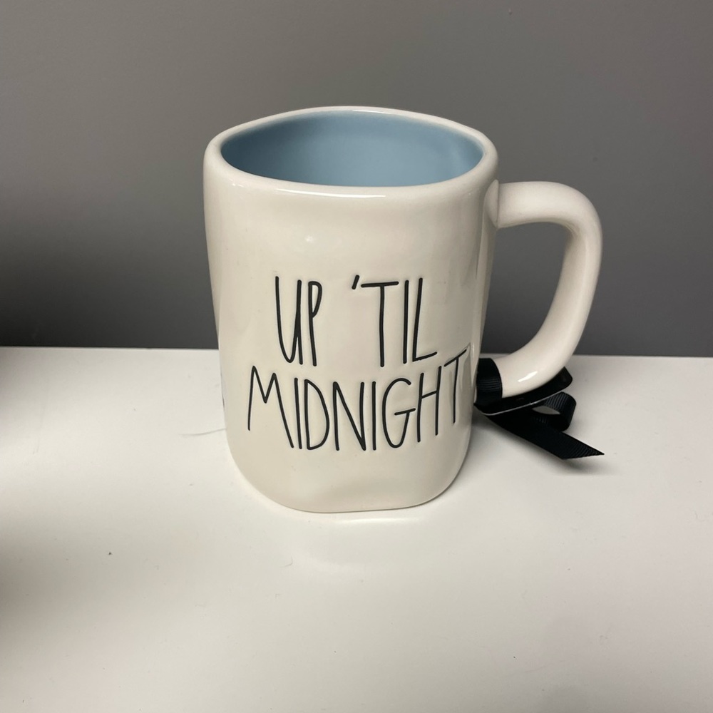Rae Dunn up till midnight mug new